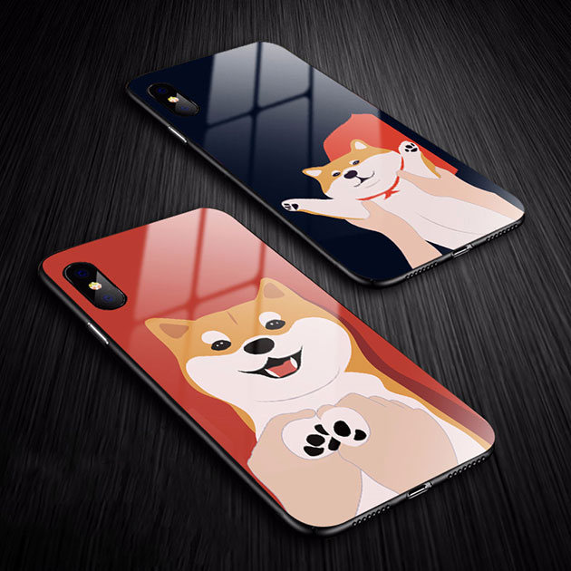 เคสกระจกนิรภัย iphone X